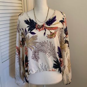LOVESTITCH floral blouse